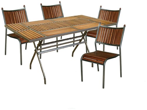 Набор мебели Бетта арт. B573/4-МТ001 серый, коричневый,