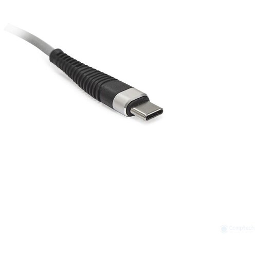 Кабель USB - USB Type-C, 1м, CBR CB 502 Silver кабель type c 1м cbr cb 502 круглый серебристый