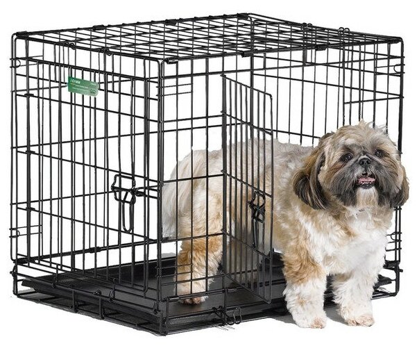 Клетка для собак Midwest iCrate, размер 1, размер 62.9х45.5х49.5см, черный
