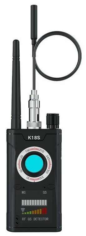 3в1 детектор K18S поисковик скрытых камер трекеров и жучков/Антижучок - найти прослушку найти поля жучков