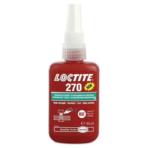 Фиксатор Резьбовых Соединений (Сильной Фиксации) 50мл Loctite270 1335896 LOCTITE арт. 1335896