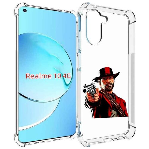 Чехол MyPads Red-Dead-Redemption-2-РДР-2 для Realme 10 задняя-панель-накладка-бампер