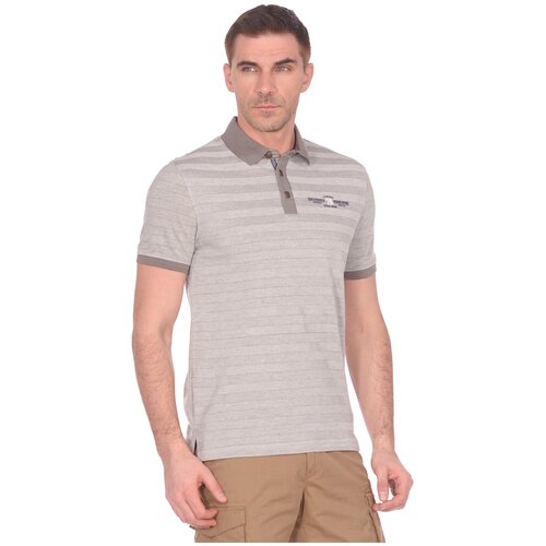 фото Поло baon поло из трикотажа-пике в полоску (арт. baon b709011)