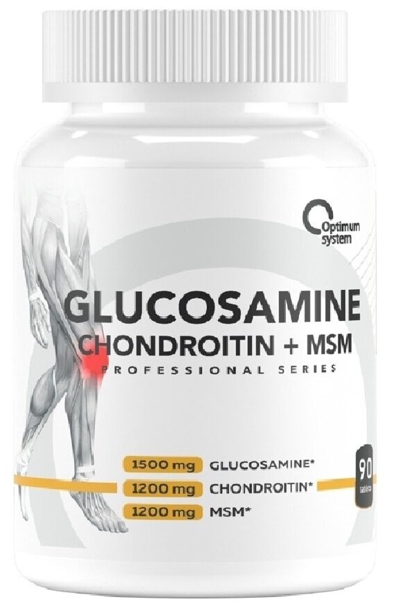 Optimum System Glucosamine Chondroitin + MSM 90 табл (Optimum System)