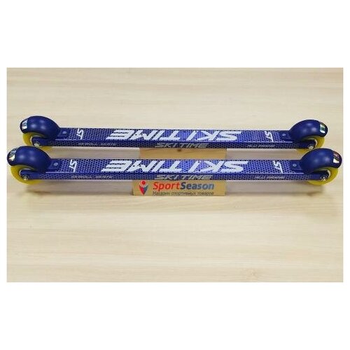 Лыжероллеры Ski Time коньковые полиуретан 70 мм синий/белый