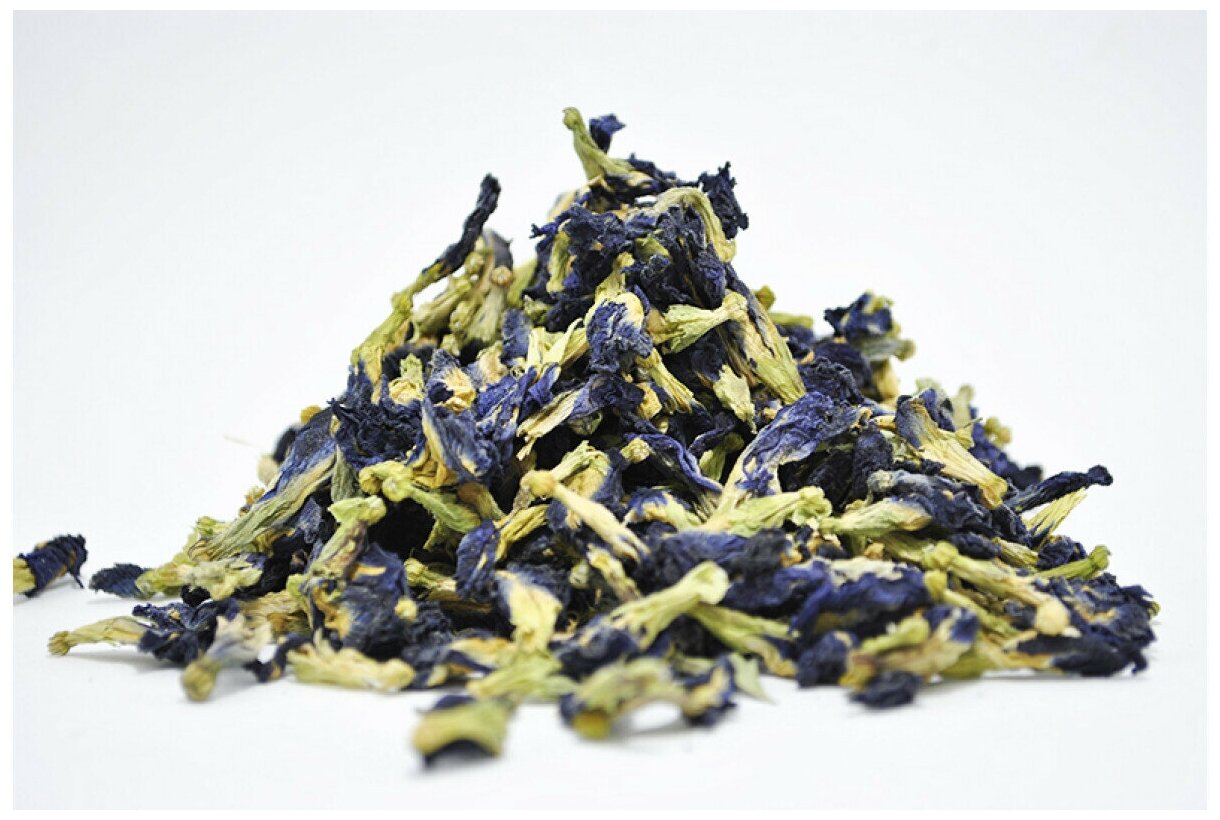 Настоящий Травяной чай Анчан Синий Листовой Рассыпной, 100 гр - фотография № 5