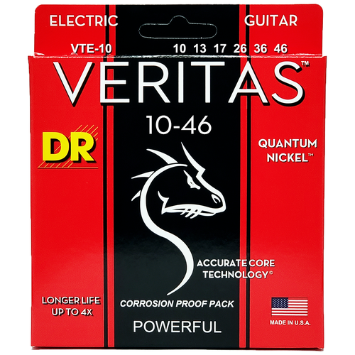 фото Dr strings vte-10 veritas струны для электрогитары