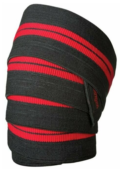 Бинты для фиксации коленей с красными полосами Harbinger Red Line Knee Wraps