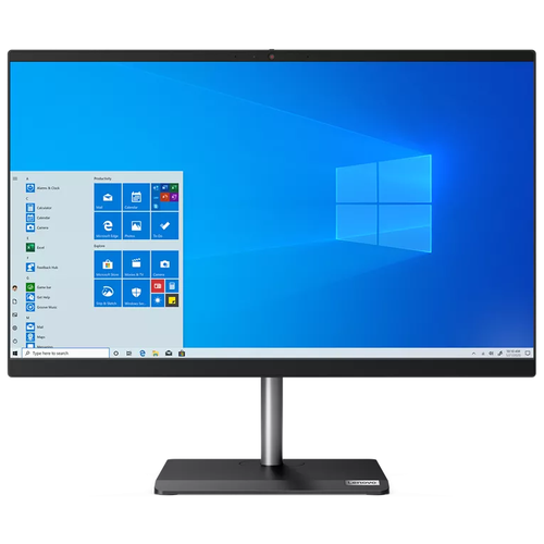 23.8 Моноблок Lenovo V30a-24IIL (Full Function Monitor stand) 11LA0055RU, 1920x1080, Intel Core i5-1035G1 1 ГГц, RAM 8 ГБ, SSD 256 ГБ, Intel UHD Graphics, ОС не установлена, raven black