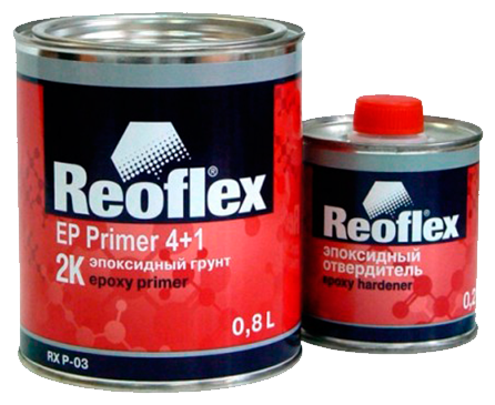 Грунт Reoflex эпоксидный серый 4+1 0,8л.+0,2л. отвердитель комплект