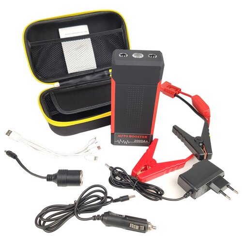 Автомобильное пуско-зарядное устройство Takara MS400, 24000 mAh, Type-C/Micro-USB/Lightning/Прикурив