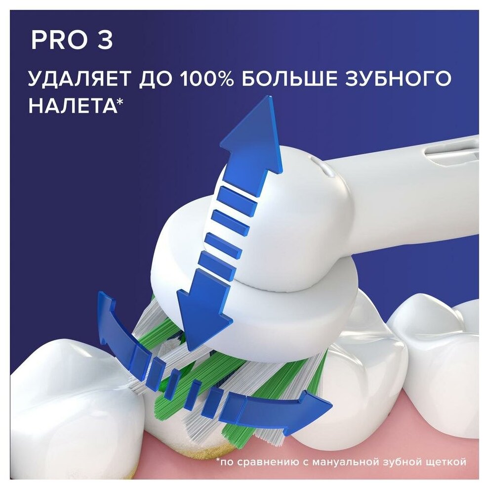 Электрическая зубная щетка Oral-B CrossAction Pro 3/D505.513.3X розовый