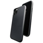 Чехол защитный противоударный для iPhone 11 Pro Max X-ONE DropGuard 3.0 с черным матовым Soft Touch покрытием корпуса - изображение