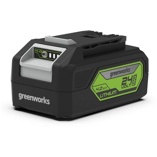 Аккумулятор Greenworks G24B4 2926807, Li-Ion, 24 В, 4 А·ч, 1 шт. аккумулятор greenworks g24b4 24в 4ач