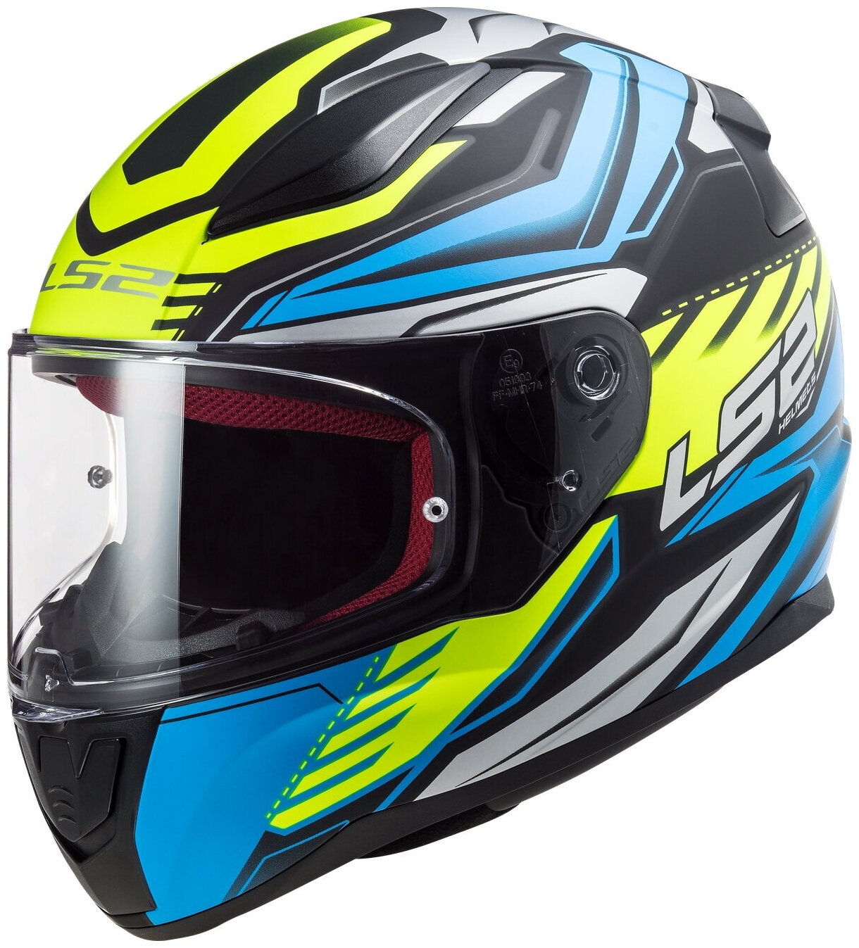 Шлем LS2 FF353 RAPID Gale (L, Matt Black Blue Yellow)