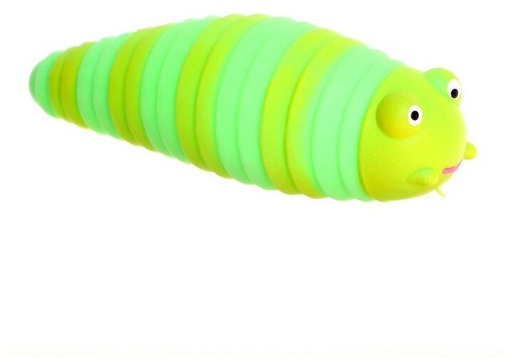 Мялка «Гусеница» с пастой, цвета микс