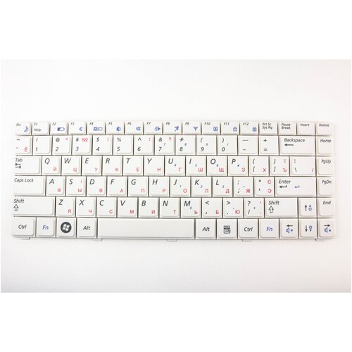Клавиатура для ноутбука Samsung R425 R467 R465 R463 белая p/n: BA59-02490C, CNBA5902490C клавиатура для ноутбука samsung r418 r420 r425 r428 r469 rv410 rv408 черная