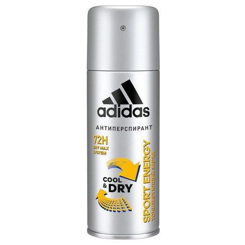 Adidas Дезодорант-антиперспирант спрей Cool &Dry Sport Energy, 150 мл