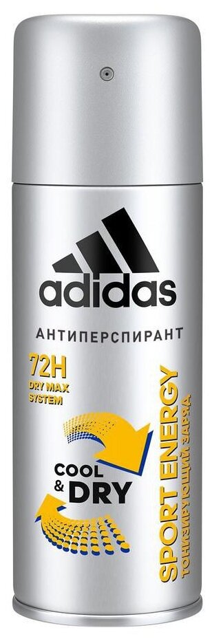 Дезодорант-антиперспирант для мужчин adidas спрей, 150 мл