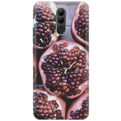 фото Силиконовый чехол на huawei mate 20 lite / хуавей мейт 20 лайт с принтом "гранаты" gosso