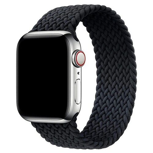 фото Ремешок-браслет нейлоновый для apple watch 42/44мм (3), угольно-черный, s(135mm) greatcase