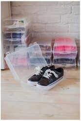 Короб для хранения обуви "Реноме", 32x19x10,5 см, цвет прозрачный