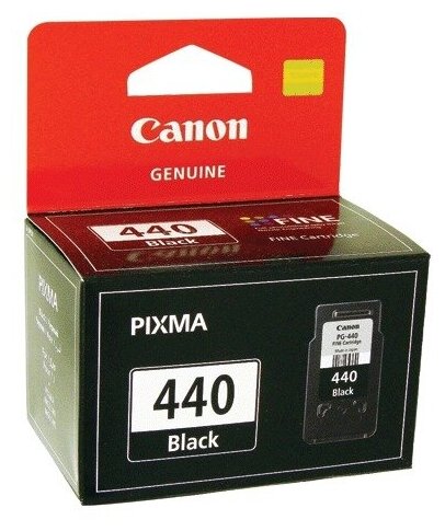 Картридж струйный CANON (PG-440) Pixma MG2140/PIXMA MG3140/PIXMA MG4140, черный, оригинальный, 5219B001
