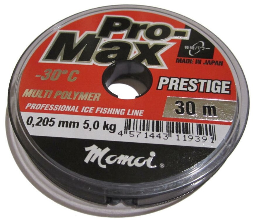 Леска Momoi Pro-Max Prestige 0,205мм 30м прозрачная