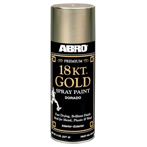 ABRO SP-318-RE краска-спрей акриловая (золото премиум) ABRO SP318RE