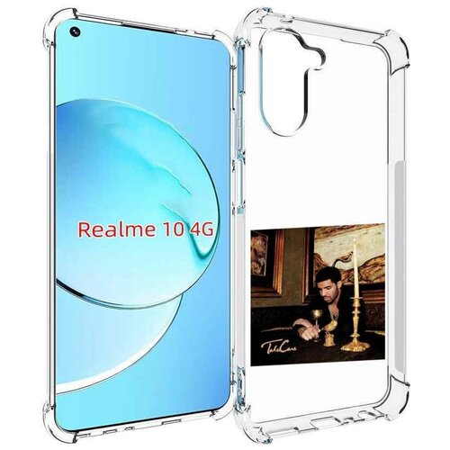 Чехол MyPads Drake - Take Care для Realme 10 задняя-панель-накладка-бампер чехол mypads drake take care для honor x7a задняя панель накладка бампер