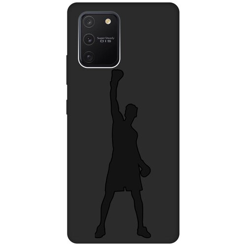 Матовый чехол Boxing для Samsung Galaxy S10 Lite / Самсунг С10 Лайт с эффектом блика черный матовый чехол boxing для samsung galaxy s10 самсунг с10 с эффектом блика черный