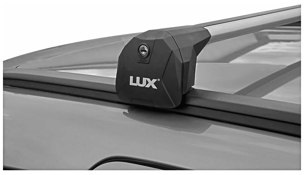 Багажник LUX SCOUT для автомобиля Hyundai ix35 внедорожник 2010-2015 - Аэродинамические поперечины - 110 - С замком