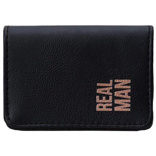 фото Кошелек складной "real man" / 23 февраля / подарок сима-ленд
