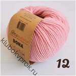 FIBRA NATURA DONA 106-12, Пыльный розовый - изображение