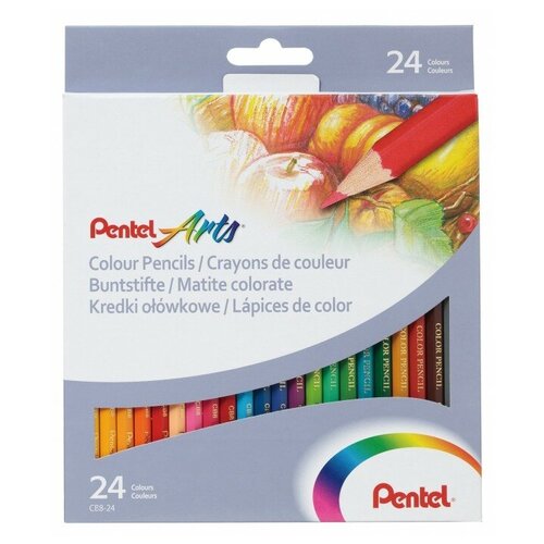 Цветные карандаши Colour pencils 24 цвета