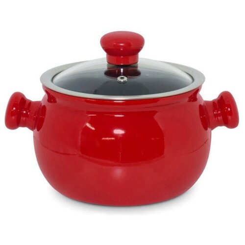 Кастрюля Premiere 18см 3л красная