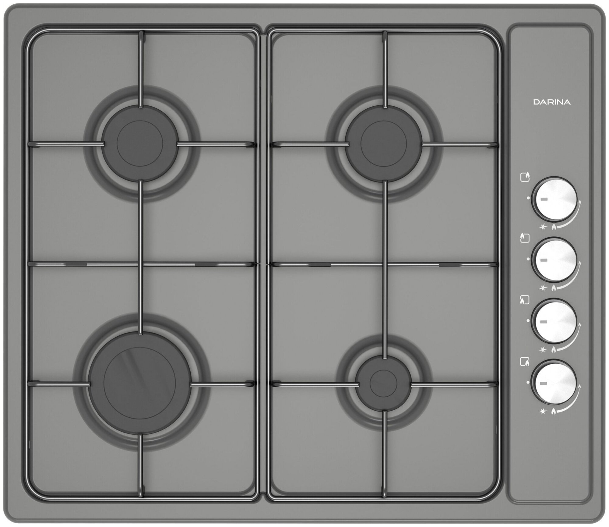 Газовая варочная поверхность Darina T1 BGM 341 11 Gr серый