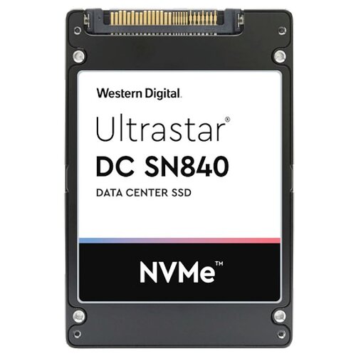Накопитель твердотельный WD Твердотельный накопитель SSD Western Digital Ultrastar DC SN840 SFF-15 TLC BICS4 3840GB PCIe RI-1DW/D SE