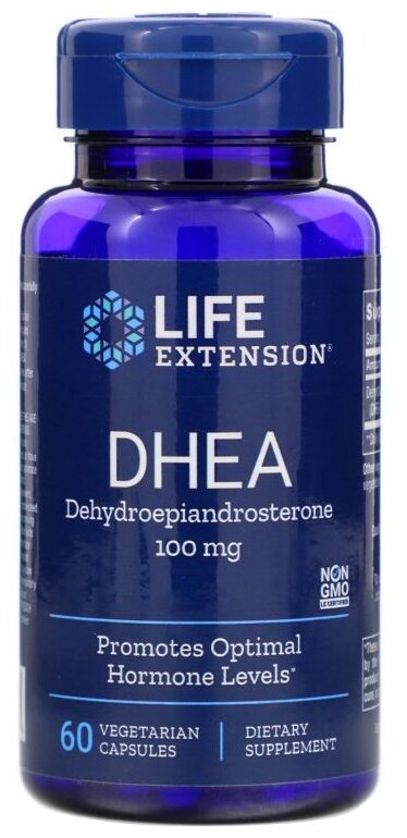 Капсулы Life Extension DHEA, 100 мг, 60 шт.