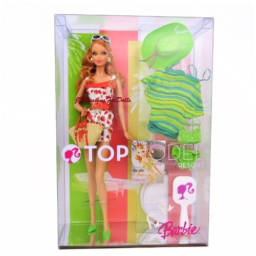 Кукла Barbie Top Model Resort Summer (Барби Топ Модель Лето русая) кукла barbie top model resort summer барби топ модель лето русая