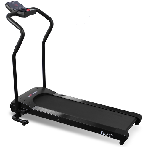 фото Беговая дорожка carbon fitness t120 black (складная)