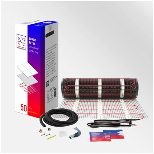 Нагревательный мат Ergert EXTRA-200 700 Вт 35 квм с терморегулятором 21630₽