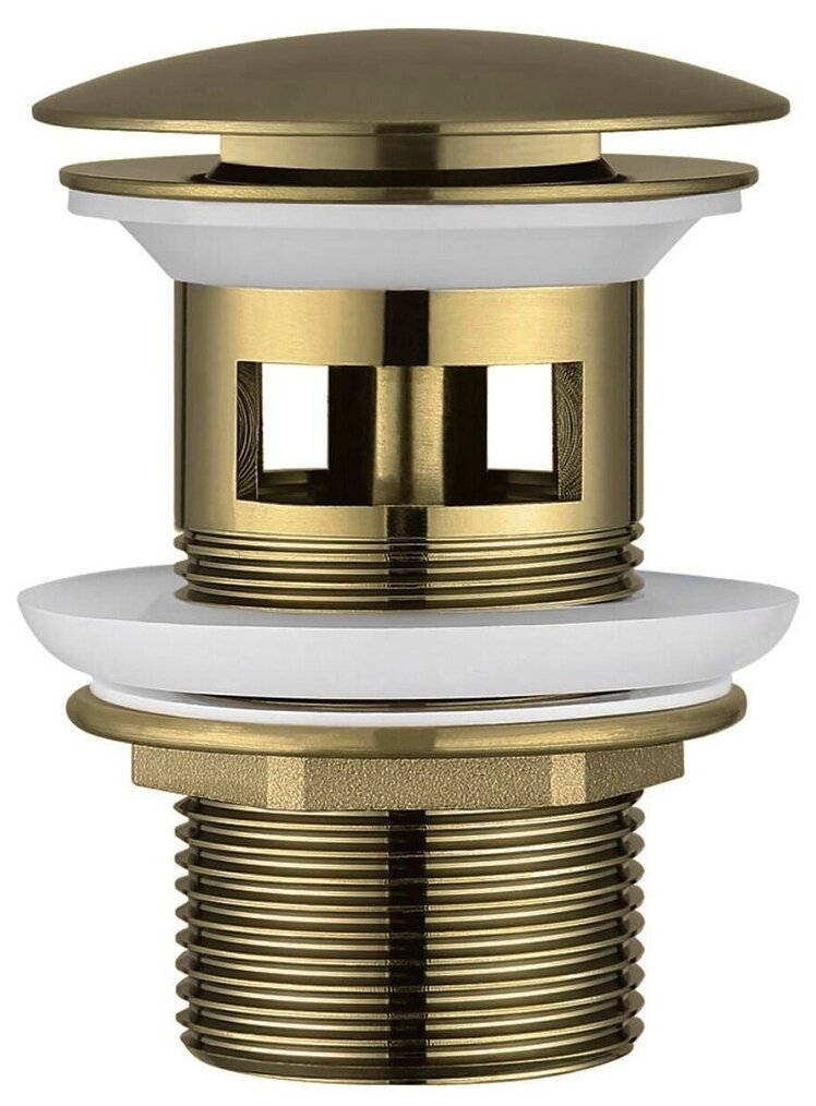 Донный клапан полуавтоматический для раковины для сифона Elghansa WBT-122-Bronze