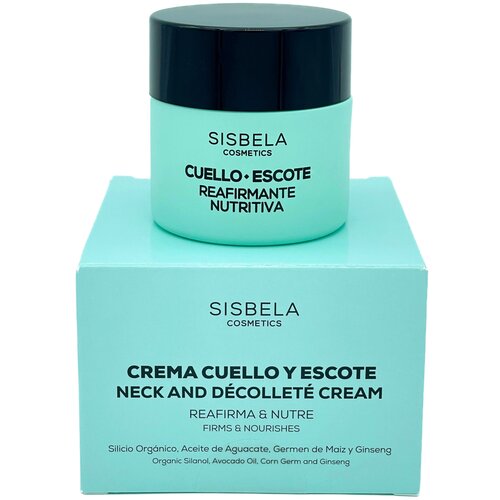 Крем для шеи и декольте SISBELA питательный, укрепляющий, антивозрастной c кремнием и бисабололом.50мл
