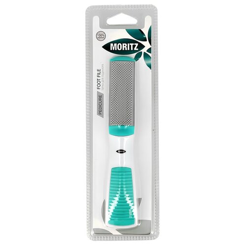 Терка для педикюра MORITZ с пластиковой ручкой 18 см аксессуары для педикюра moritz терка для педикюра с пластиковой ручкой