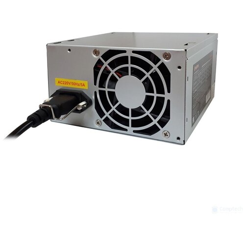 Exegate EX256711RUS-S Блок питания AA500, ATX, SC, 8cm fan, 24p+4p, 2*SATA, 1*IDE + кабель 220V с защитой от выдергивания