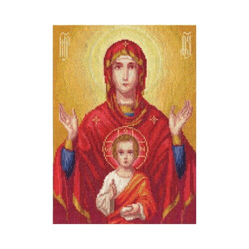 Набор для вышивания Panna Икона Божией Матери Знамение, арт. ЦМ-1333, 22,5х30,5 см