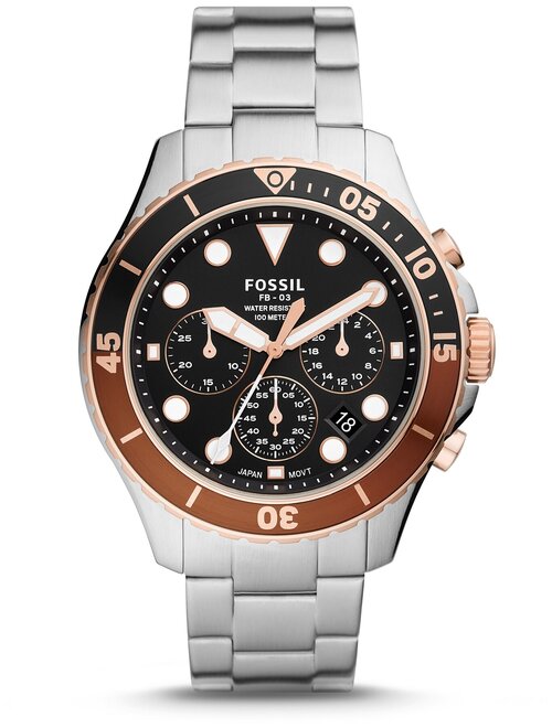 Наручные часы FOSSIL FB-03, серебряный