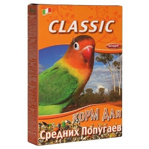 Fiory Корм FIORY для средних попугаев Classic 8033 0,4 кг 58671 (10 шт) корм fiory classic для средних попугаев 2 6 кг