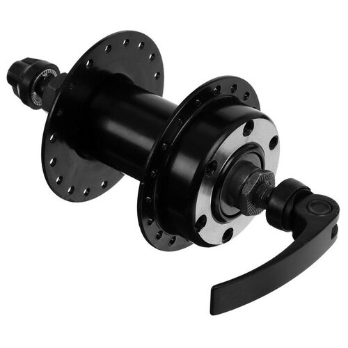 фото Втулка передняя dream bike, 36 отв, old 100, под эксцен, под диск, ось 3/8" 108мм, алюминий в наборе1шт. mikimarket